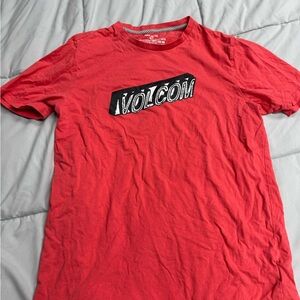 Volcom Men's Bold Red Graphic Tee
